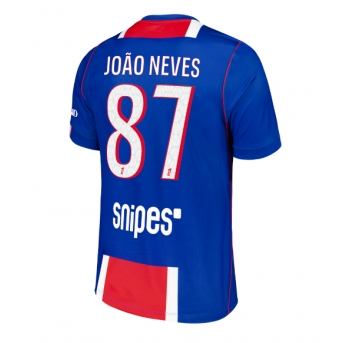 Billige Fotballdrakt Paris Saint-Germain Joao Neves #87 Replika Hjemmedrakt 2026-27 Kortermet